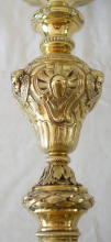 Antique solid silver gilt French Baroque Chalice